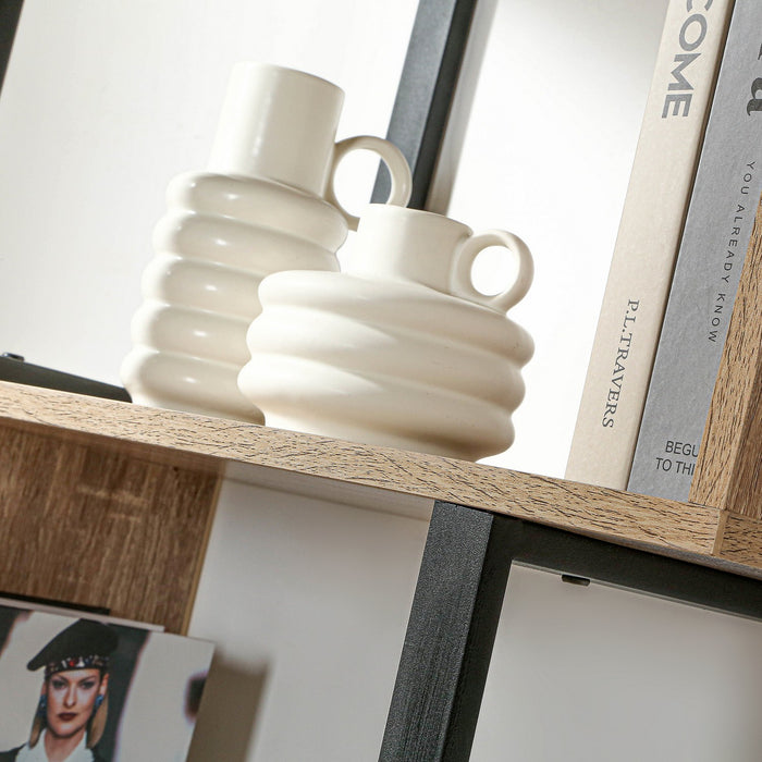 Calicosy - Boekenkast - Houten Decor en Metal - H148 cm