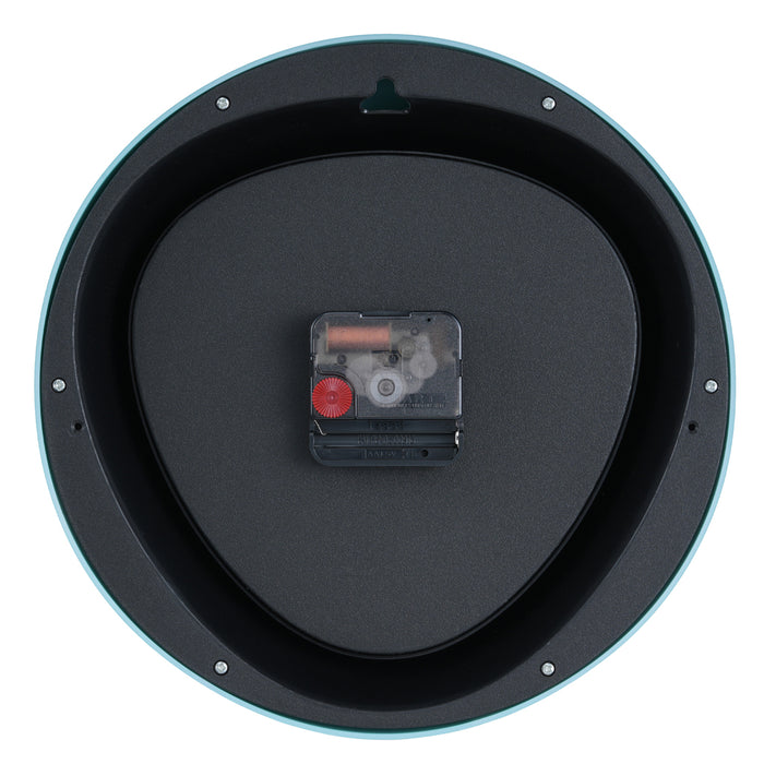 Karlsson Wandklok Funky Vibes - Turquoise - 4.4x25.5x25.5cm