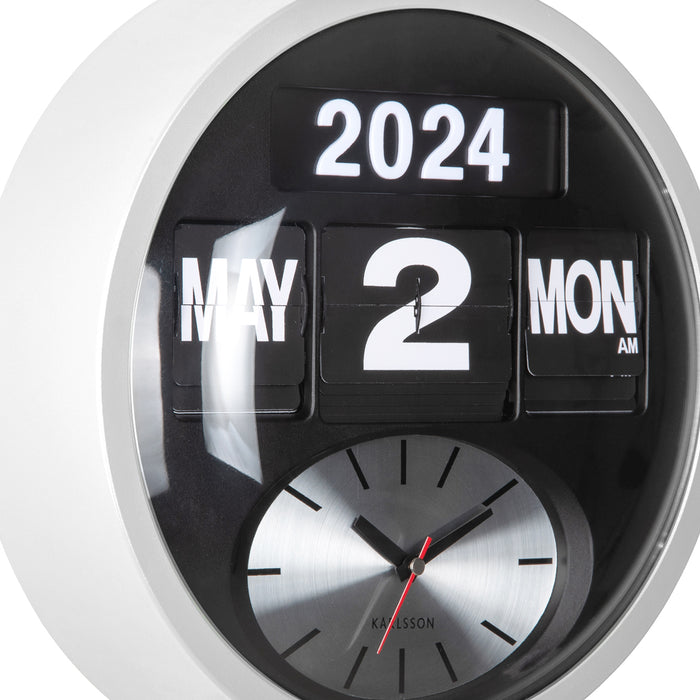 Karlsson - Wall Clock Round Flip
