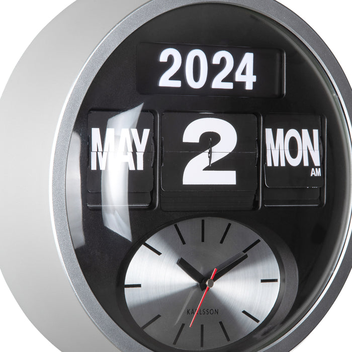 Karlsson - Wall Clock Round Flip