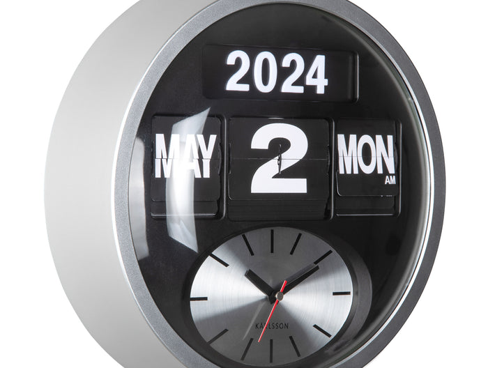 Karlsson - Wall Clock Round Flip