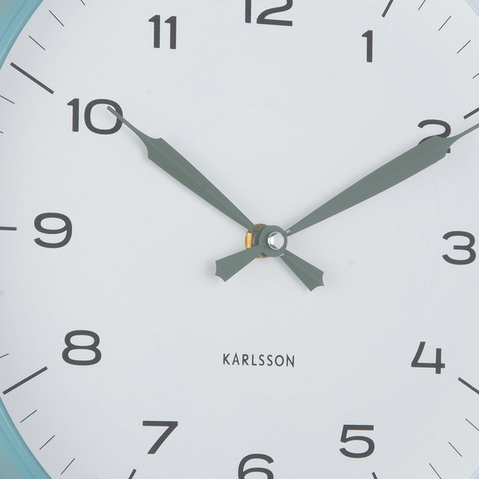 Karlsson Wandklok Modern Factory - Jungle groen - Ø30cm