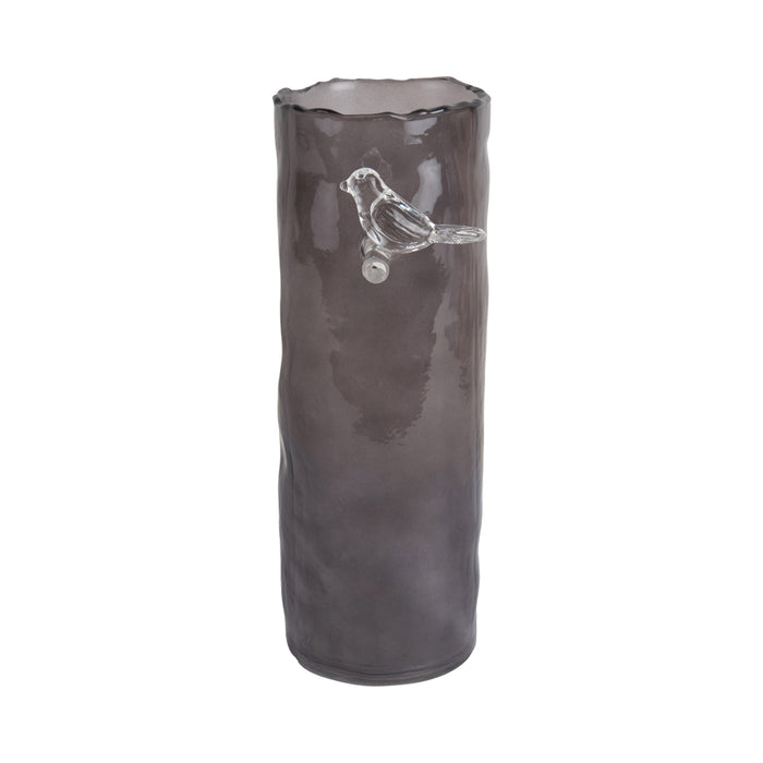 present time - Vase Bird On Branch Large