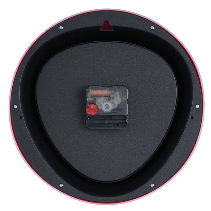 Karlsson Wandklok Funky Vibes - Scarlet rood - 4.4x25.5x25.5cm