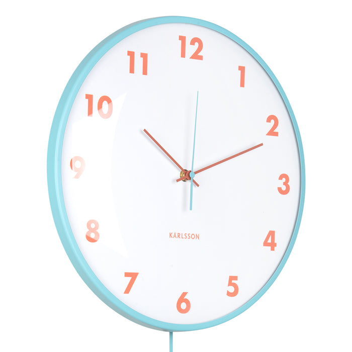 Karlsson - Wall Clock Cheeky Dome Pendulum