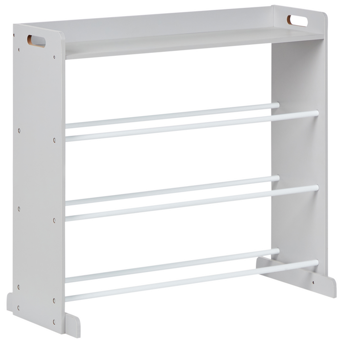 Beliani - COLLIE - Kast met 9 dozen - Grijs|Wit - MDF