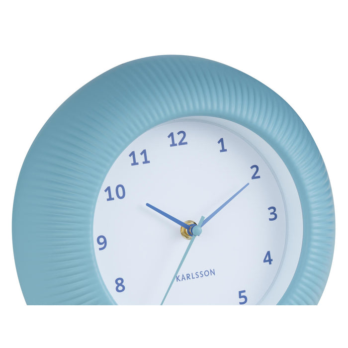 Karlsson Wandklok Tender Rib - Mistig blauw - Ø25cm
