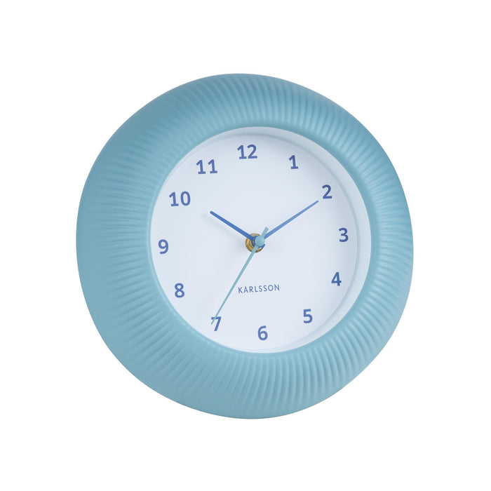 Karlsson Wandklok Tender Rib - Mistig blauw - Ø25cm