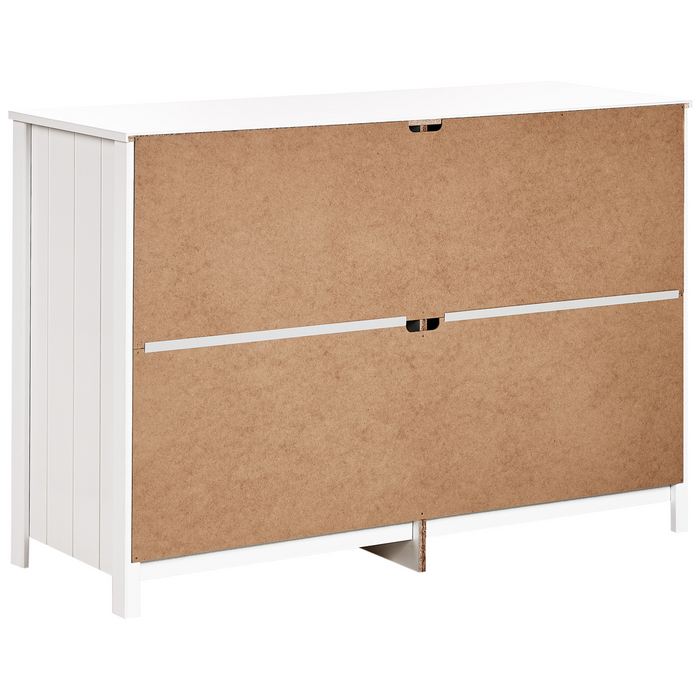 Beliani - HAZELVALE - Ladekast 6 lades - Wit - Vezelplaat