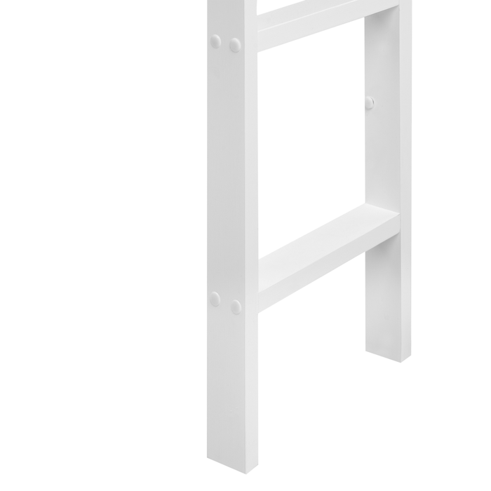 Beliani - LOURY - Kinderbed - Wit - 90 x 200 cm - Dennenhout