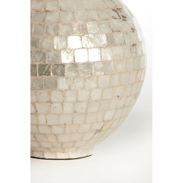 Light & Living Vaas Elorza - Crème - Ø28cm