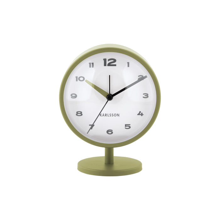 Karlsson Wekker Brisk Dome - Legergroen - 6.5x11x13.8cm