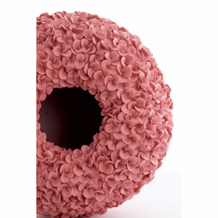 Light & Living Vaas Phylia - Koraalrood - Ø38cm