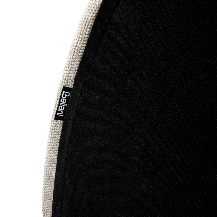 Beliani - ANET - Bed - Beige - 90 x 200 cm - Stof