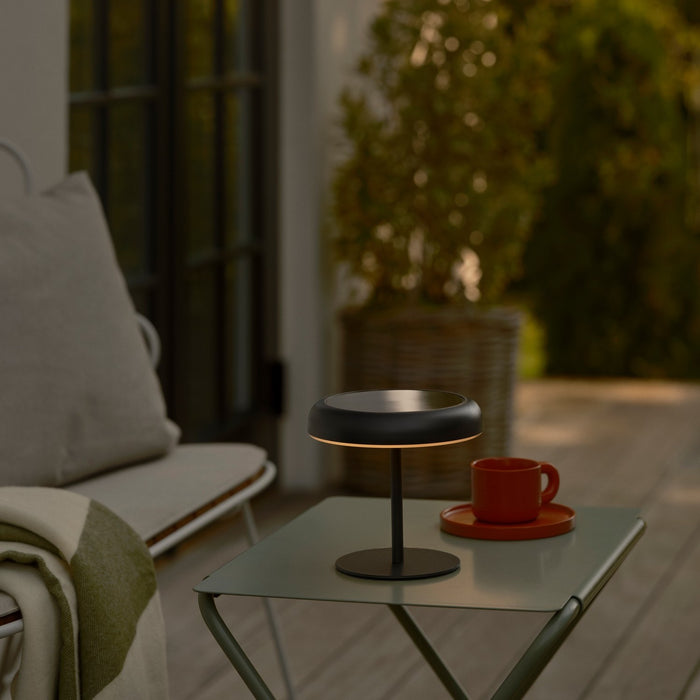 Nordlux Elmer Solar Tafellamp - Zwart