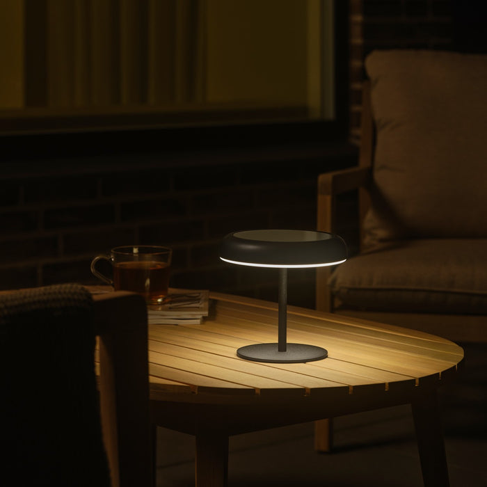 Nordlux Elmer Solar Tafellamp - Zwart