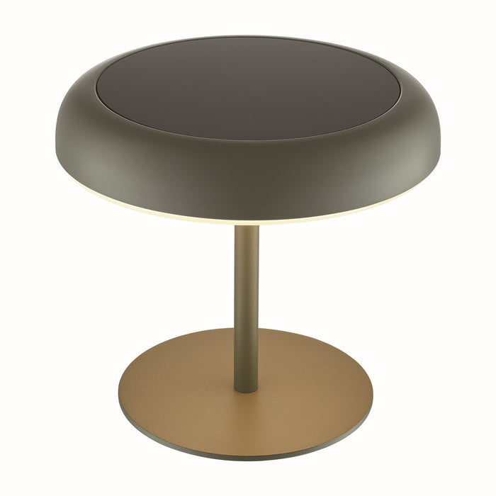 Nordlux Elmer Solar Tafellamp - Olijfgroen