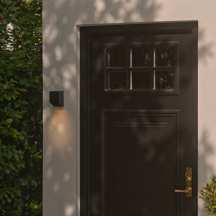 Nordlux Nico Wandlamp - Square H 12 cm - Zwart