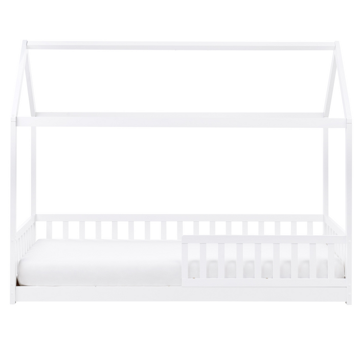 Beliani - COSSAYE - Kinderbed - Wit - 90 x 200 cm - Grenenhout