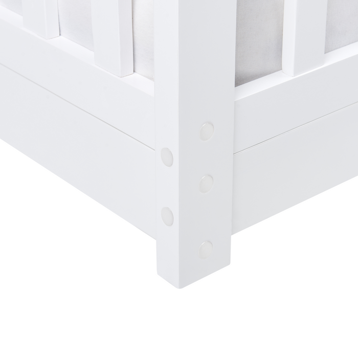 Beliani - COSSAYE - Kinderbed - Wit - 90 x 200 cm - Grenenhout