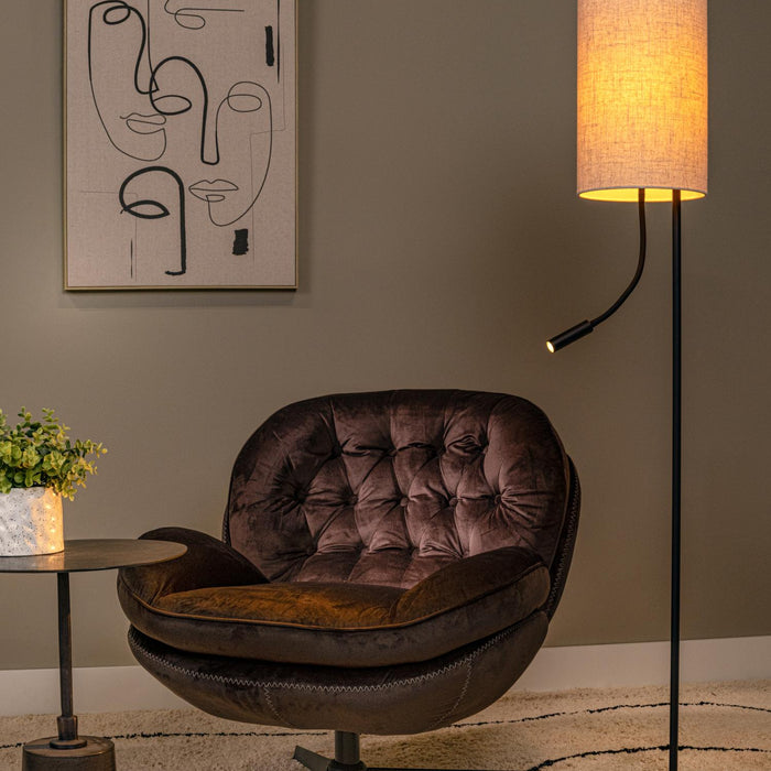 Lucide MAGIC Vloerlamp - Zwart