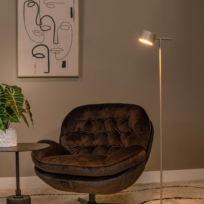 Lucide GIAN Vloerlamp - Taupe