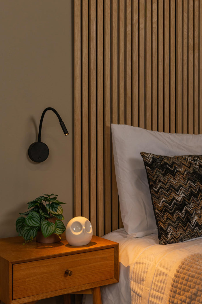 Lucide Premium ASJA Wandspot - Zwart