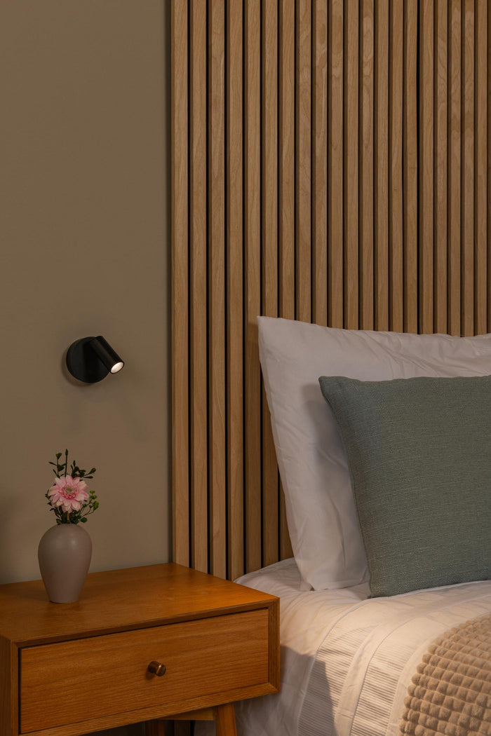 Lucide TONI Wandspot - Zwart