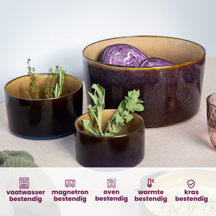 Cosy & Trendy Kleine Kom Quintana Amber ø 11 cm