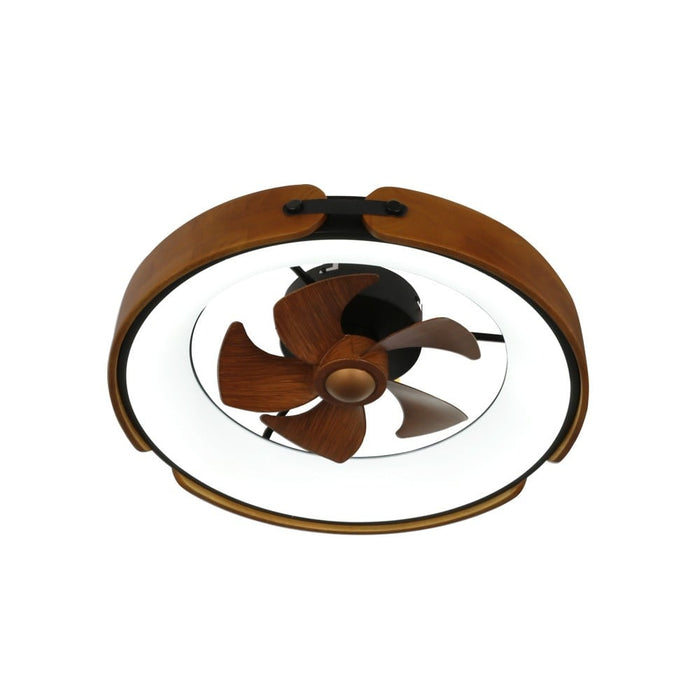 CristalRecord Plafondventilator Tivoli Ø 50 cm zwart bruin