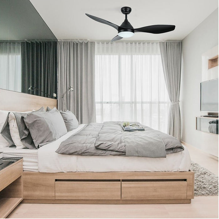 CristalRecord Plafondventilator Stel Ø 120 cm zwart