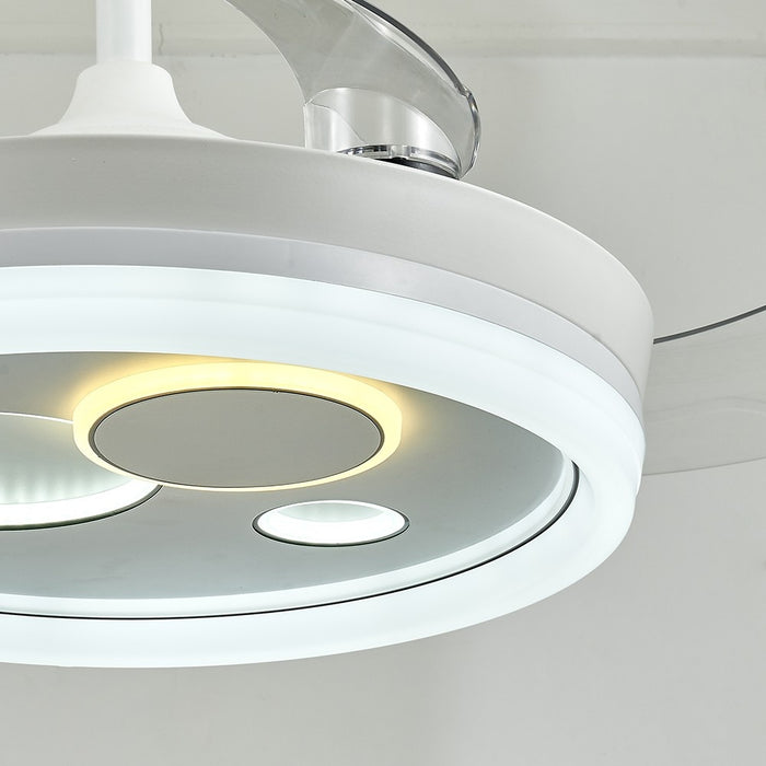 CristalRecord Plafondventilator Naira Ø 106 cm wit