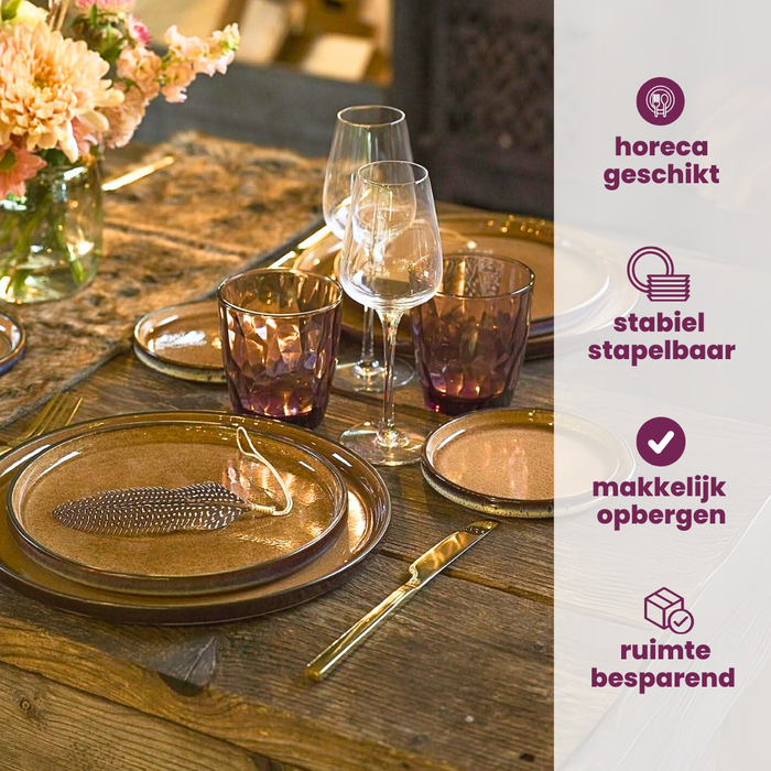 Cosy & Trendy Serveerschaal Quintana Amber - 36 x 24 cm