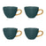 Urban Nature Culture Good Morning Cappuccino / Theekop - Blue Green - 4 st.