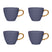 Urban Nature Culture Good Morning Koffiekop - Purple Blue - 4 st.