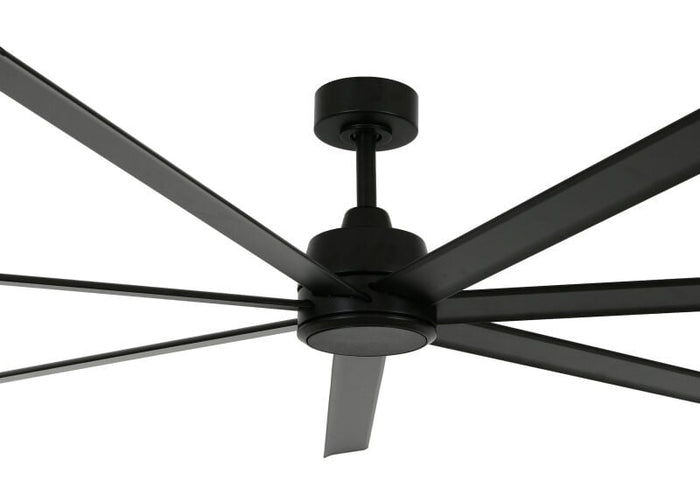 Lucci Air Plafondventilator Atlanta II Zwart XL Ø 183cm 12W Led Incl