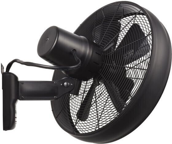 Lucci Air Wandventilator Breeze Zwart Ø 46cm incl. Afstandsbediening