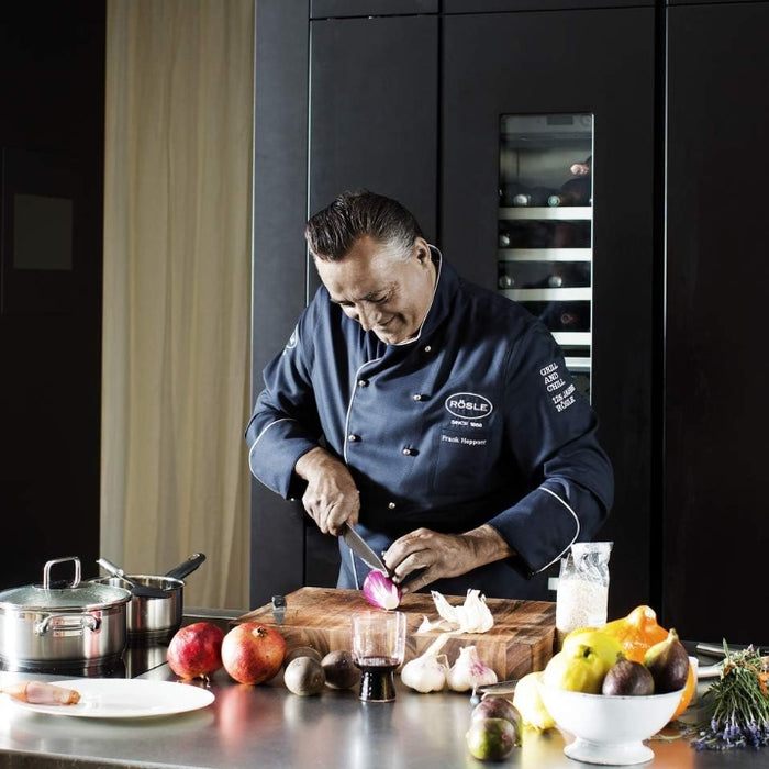 Messenblok, 5 Messen, 1 Schaar, Bamboe - Rösle | Cuisine