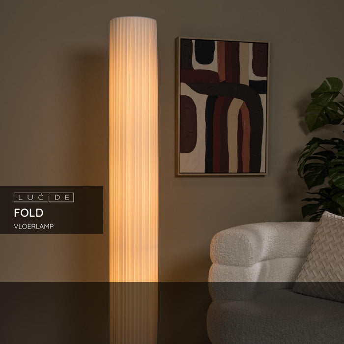 Lucide FOLD Vloerlamp - Wit