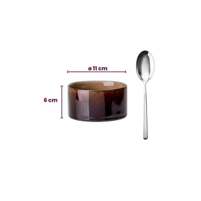 Cosy & Trendy Kleine Kom Quintana Amber ø 11 cm