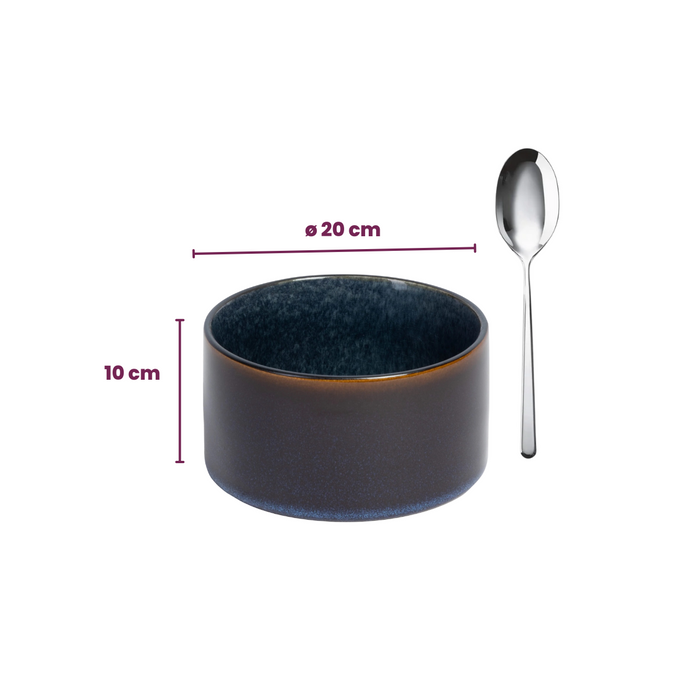 Cosy & Trendy Kom Quintana Blue ø 20 cm