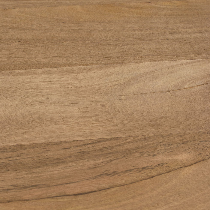 Giga Meubel - Salontafel Rond 70cm - Naturel Mangohout - Stacy