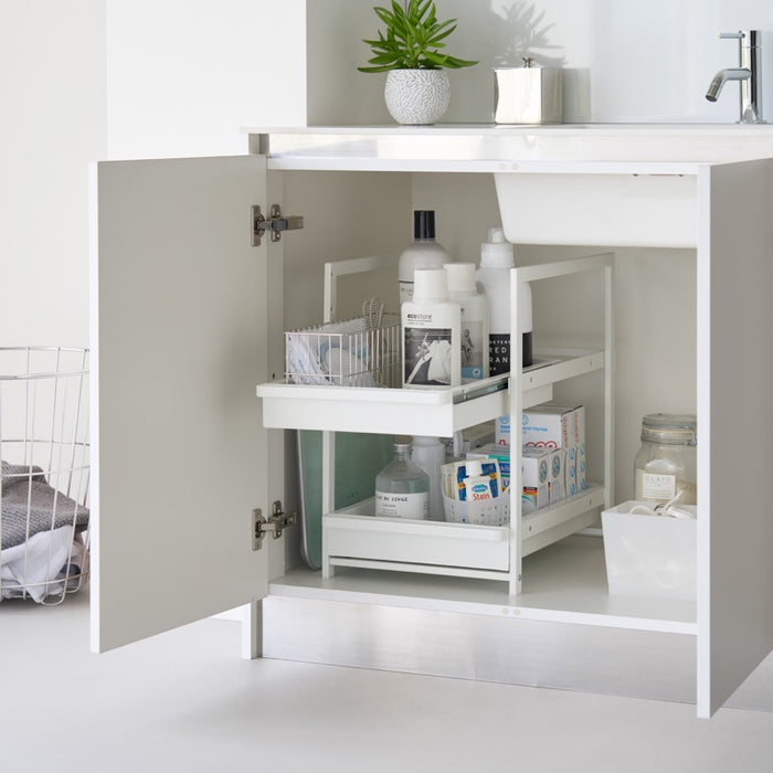 Yamazaki Keukenkast Organizer - 2 niveaus - Tower - Wit