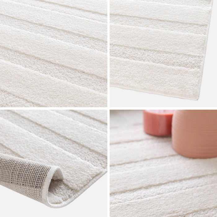 sweeek - Interieur tapijt met crème bogen