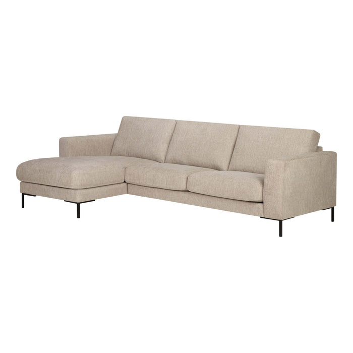 by fonQ Cirro Hoekbank met Chaise Longue Links - Beige