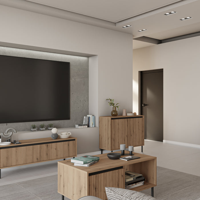 by fonQ Ovara Dressoir 3-deurs - Licht Eiken