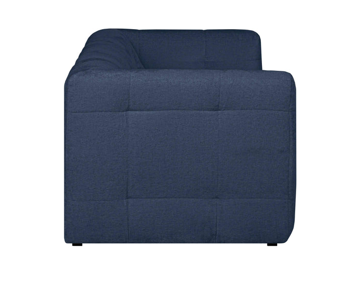 by fonQ Mush 3-zitsbank - Chenille - Blauw