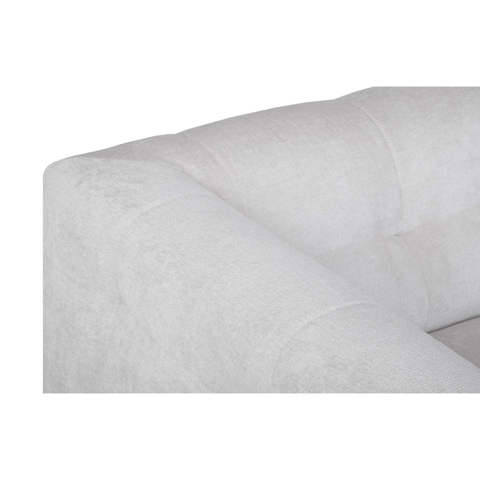 by fonQ Mush 3-zitsbank - Chenille - Ivoor