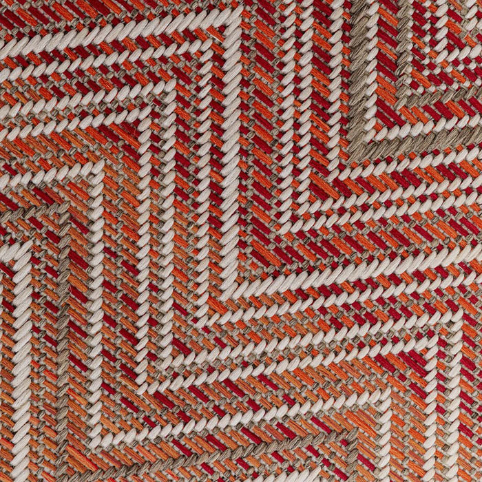 Vloerkleed Zigzag rood 230x160cm Kare Design