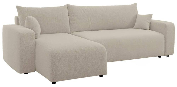 NADUVI Collection Hoekslaapbank Rosco links|rechts bouclé